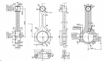 Шатуны для двигателя 2JZ-GTE X-beam Connecting Rod
Сталь 4340
Вес с болтами грамм - 685
Межцентровое расстояние - 142 мм
