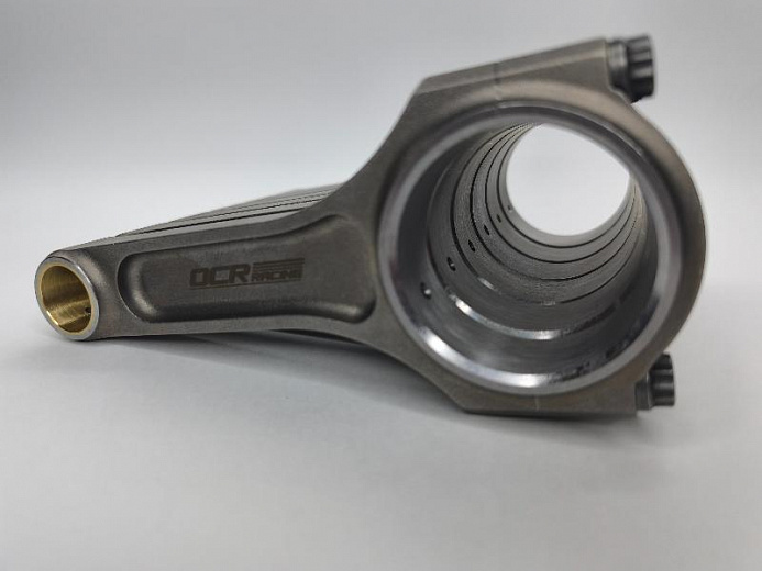 Шатуны OCR racing для двигателя 2JZ-GTE I-beam V2 Connecting Rod
Сталь 4340 
Вес с болтами грамм 660
Межцентровое расстояние - 142 мм
